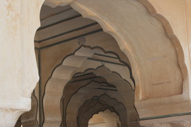 Hand-Carved Colonnaded Arches