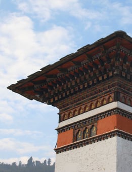 Temple Detail in Bhutan