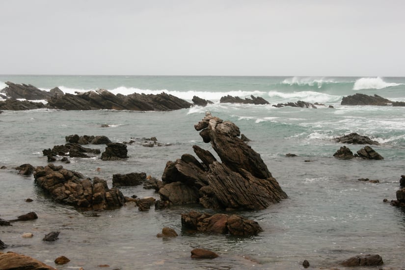 Rock Formations on the South African Coast